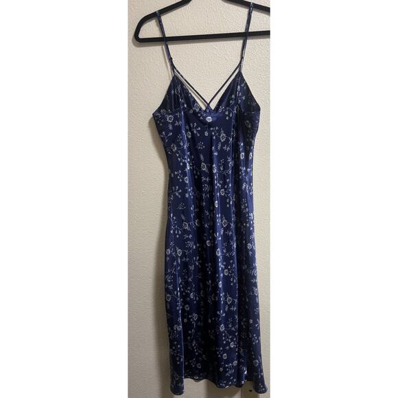 Inner Most Women's VTG Slip Dress Blue Floral Baby Doll Size S Feminine Fairy - Picture 2 of 7